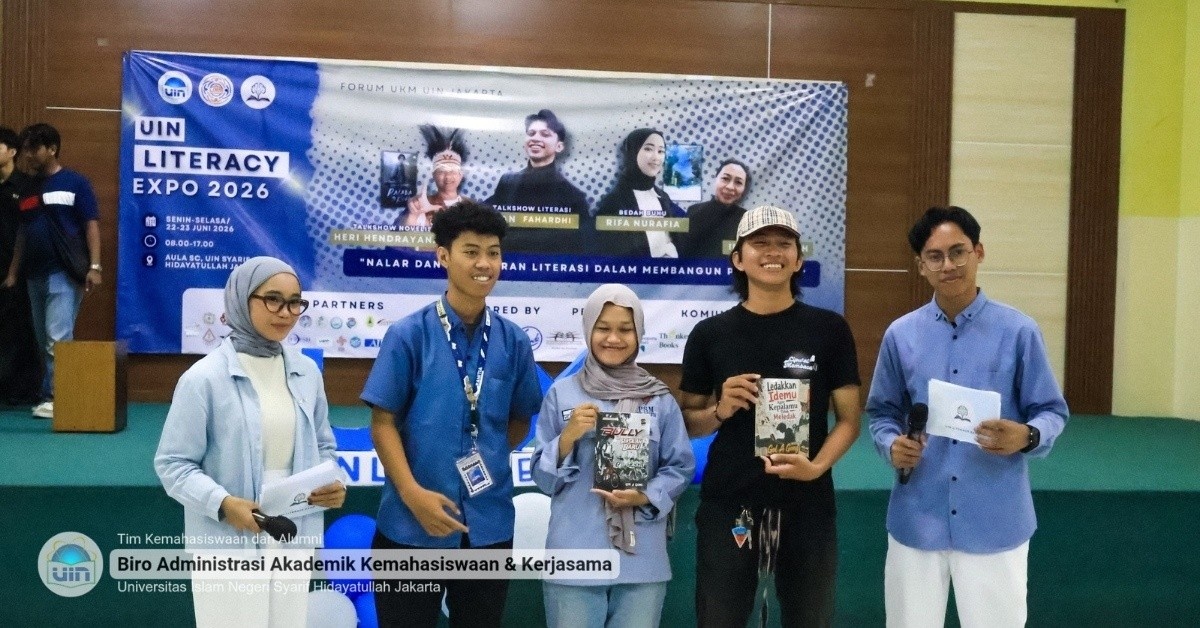 UIN Literacy Expo 2026 Perkuat Budaya Literasi Mahasiswa melalui Pameran Buku dan Diskusi Inspiratif