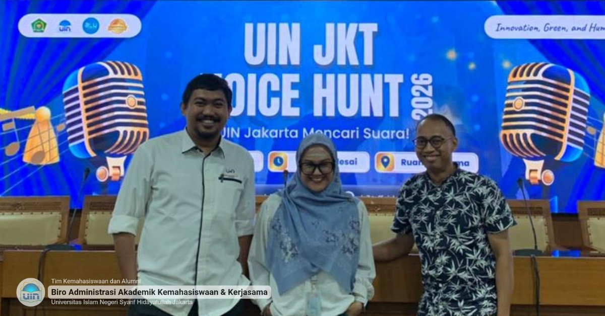 UIN Jakarta Buka Ruang Kreativitas dan Bakat Vokal Mahasiswa melalui Voice Hunt 2026