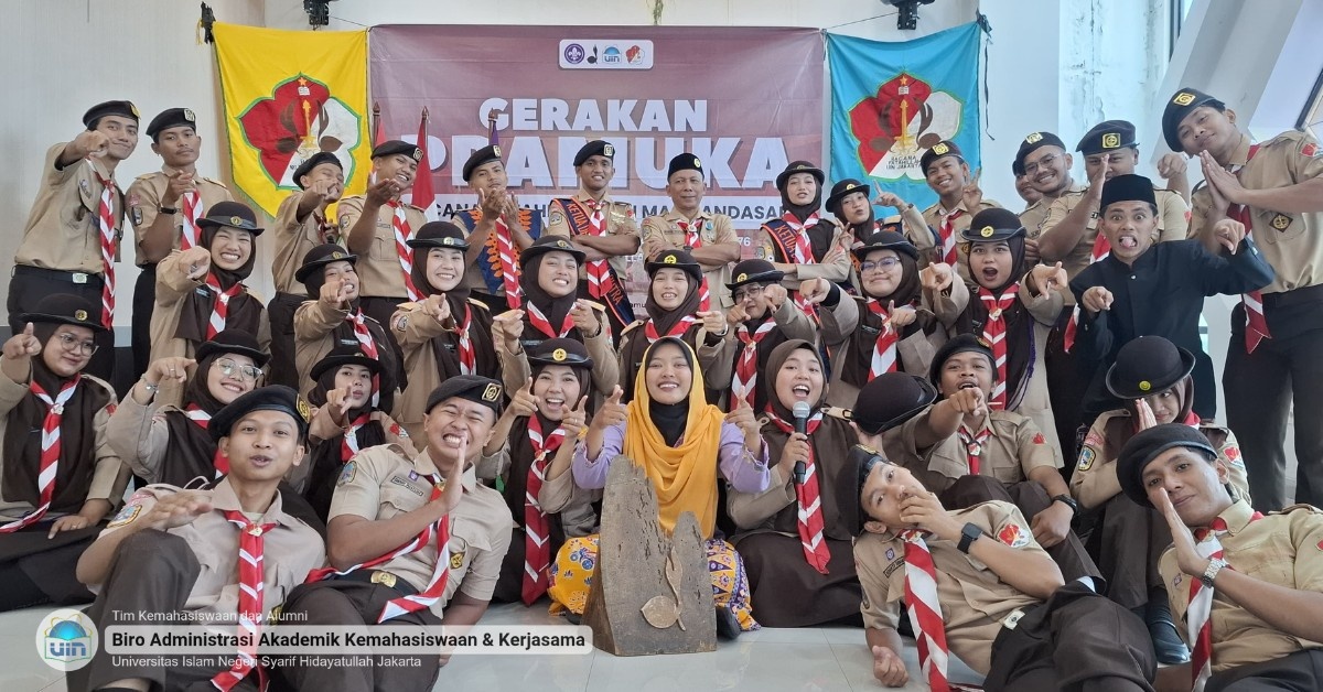 Pengembangan Potensi di UKM Pramuka UIN Jakarta Bentuk Karakter Anggota untuk Hadapi Dunia Kerja