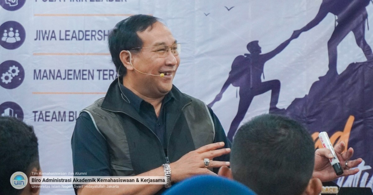 Hari Kedua Leadership Camp UIN Jakarta: Dr. Tubagus Wahyudi Bedah Pola Pikir dan Jiwa Kepemimpinan Islami
