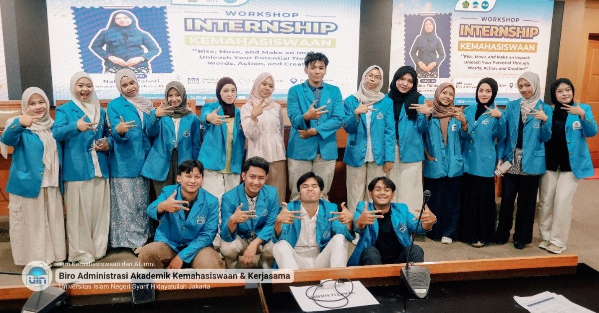 Rise and Move, Momentum Internship Mahasiswa UIN Jakarta Kuasai Panggung Lewat Workshop MC Interaktif