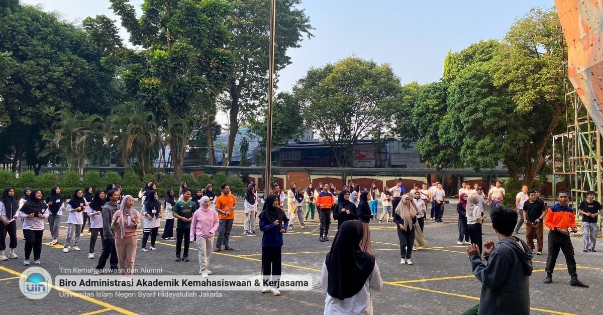 Forum UKM Gelar Senam dan Kerja Bakti, Wujudkan Kebersamaan Ormawa