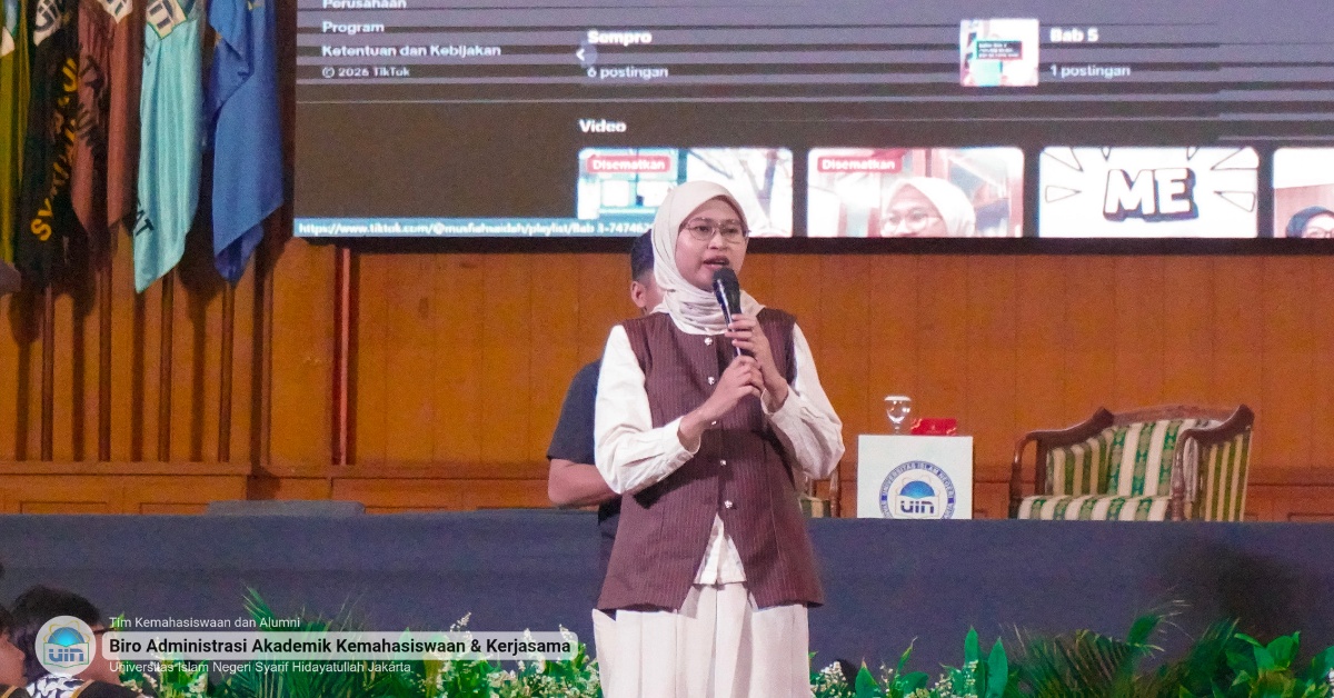 Tutup PBAK 2026, Musfiah Saidah Dorong Mahasiswa Baru Bijak Bangun Personal Branding di Sosial Media