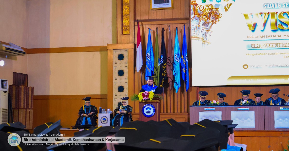 Hadapi 7,9 Juta Pengangguran, Alumni UIN Jakarta Syukri Rahmatullah Bekali Wisudawan Mentalitas Tumbuh 1 Persen dan Integritas