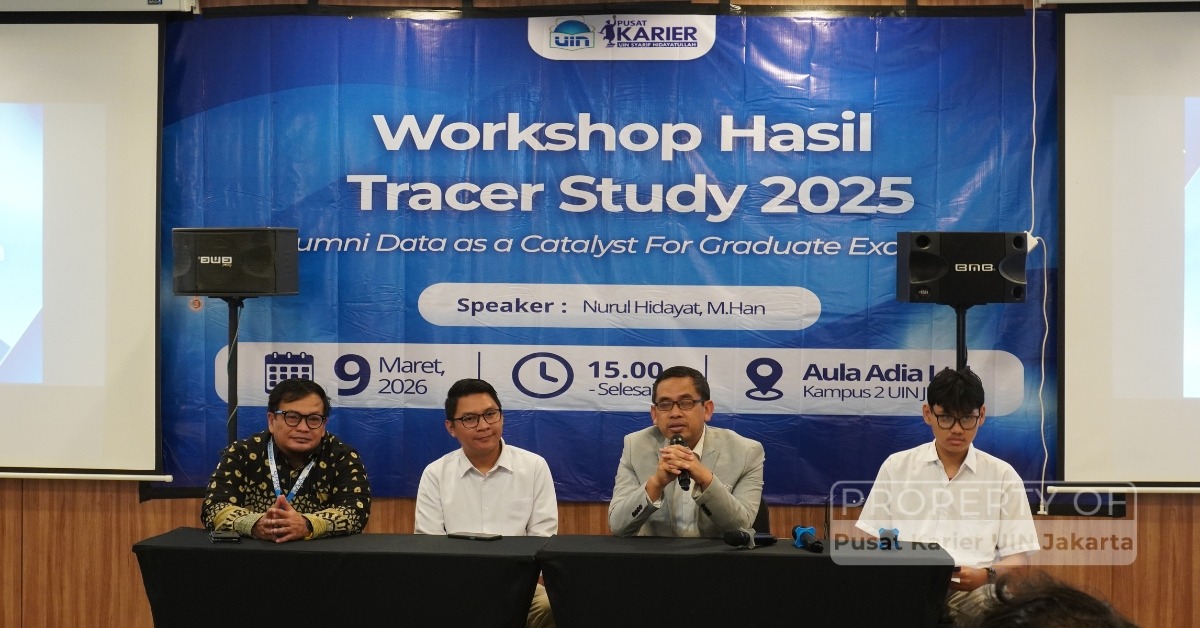 Berorientasi pada Kesiapan Karir, Pusat Karier UIN Jakarta Gelar Workshop Hasil Tracer Study