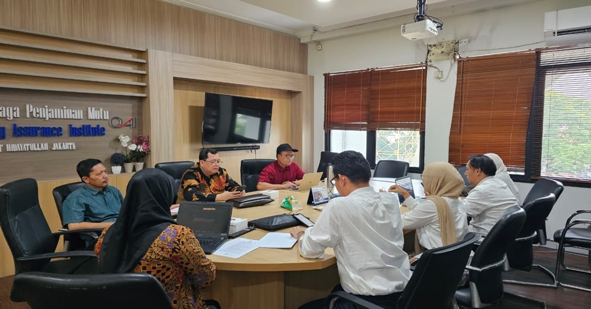 LPM UIN Syarif Hidayatullah Jakarta Gelar Rapat Koordinasi Persiapan Registrasi Program Double Degree Pascasarjana ke SIPPRO Kemenag RI