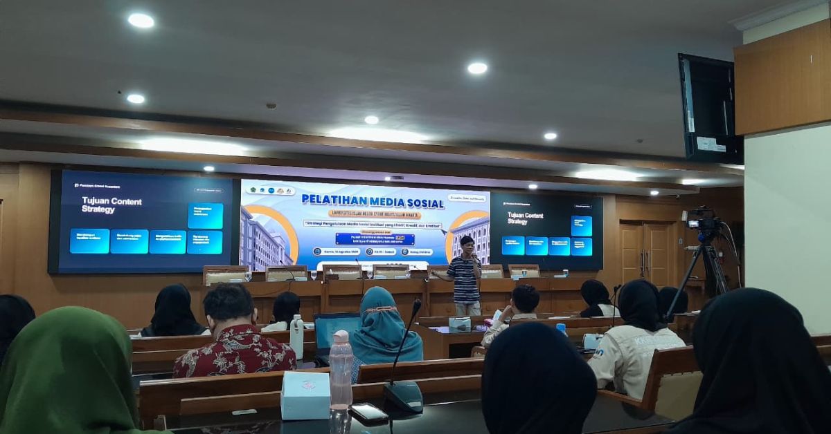 UIN Jakarta Perkuat Strategi Komunikasi, Gelar Pelatihan Pengelolaan Media Sosial untuk Seluruh Unit