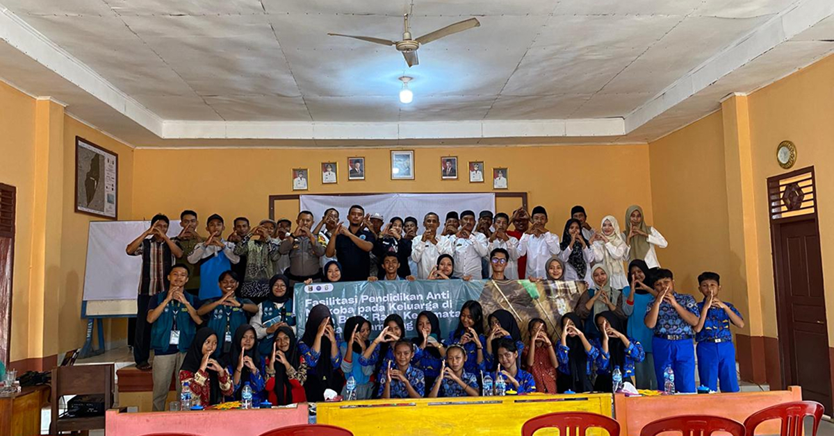Mahasiswa UIN Jakarta Inisiasi Gerakan Keluarga Tangguh Lawan Narkoba di Lampung Timur