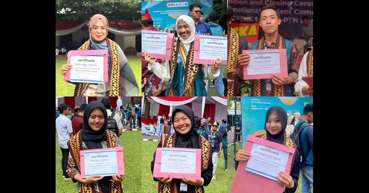 Mahasiswa UIN Jakarta Ukir Prestasi Gemilang di Ajang KKN Internasional UNILA 2025