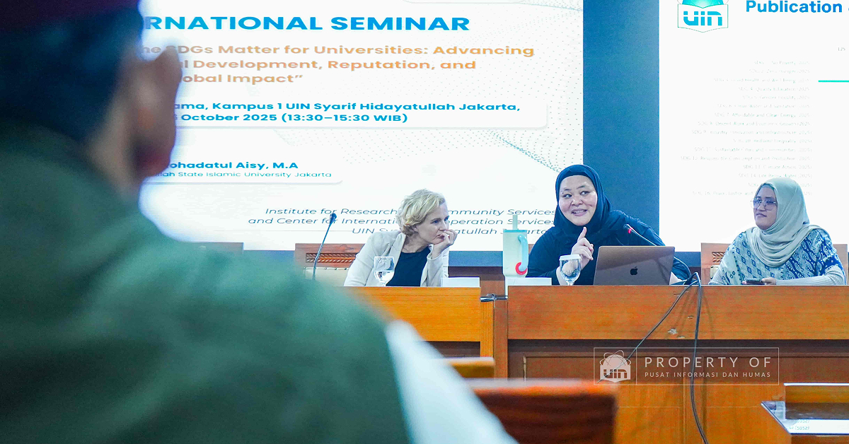 UIN Jakarta Dorong Penguatan Peran Kampus dalam Akselerasi SDGs
