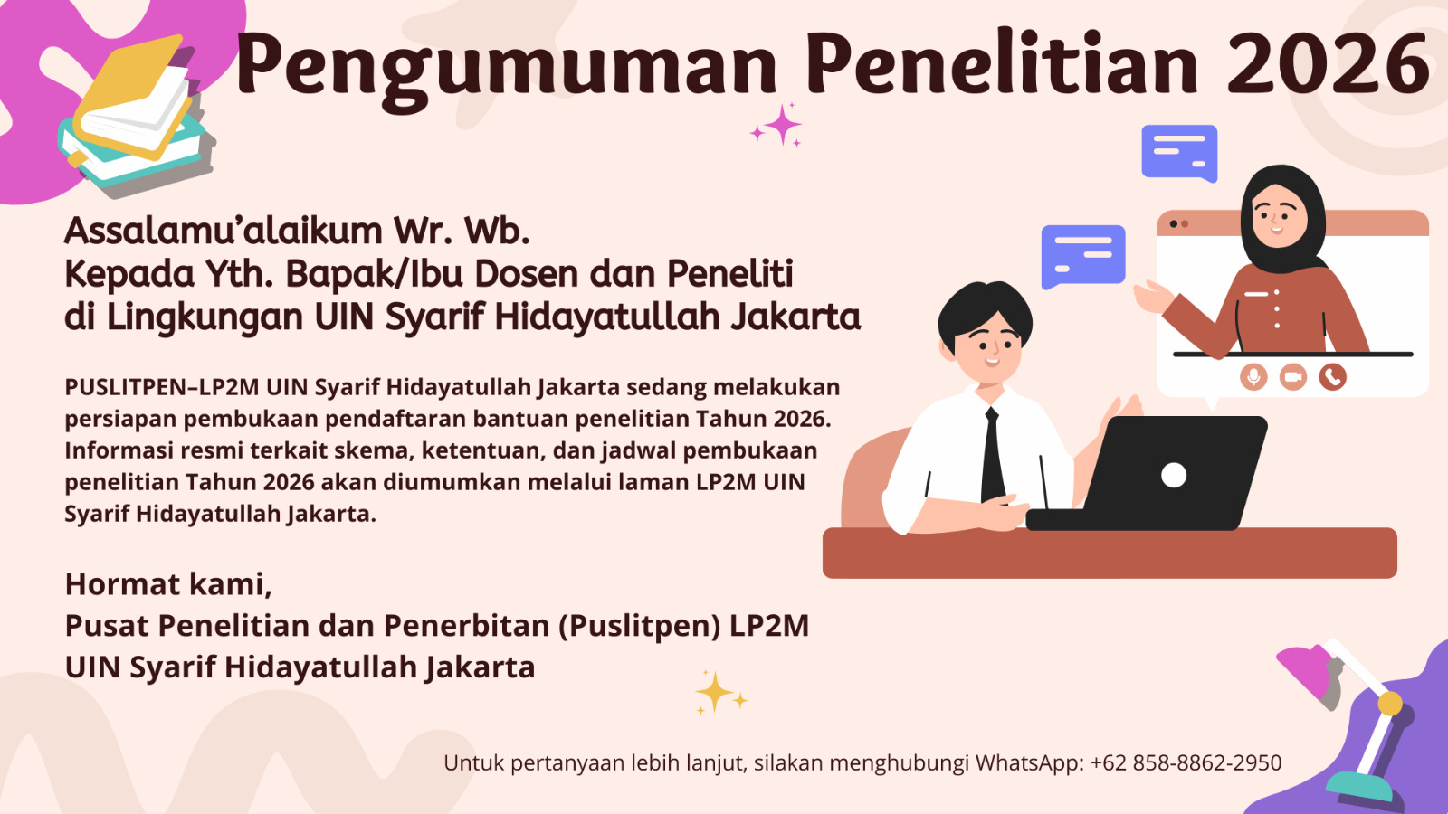 Pengumuman Penelitian 2026