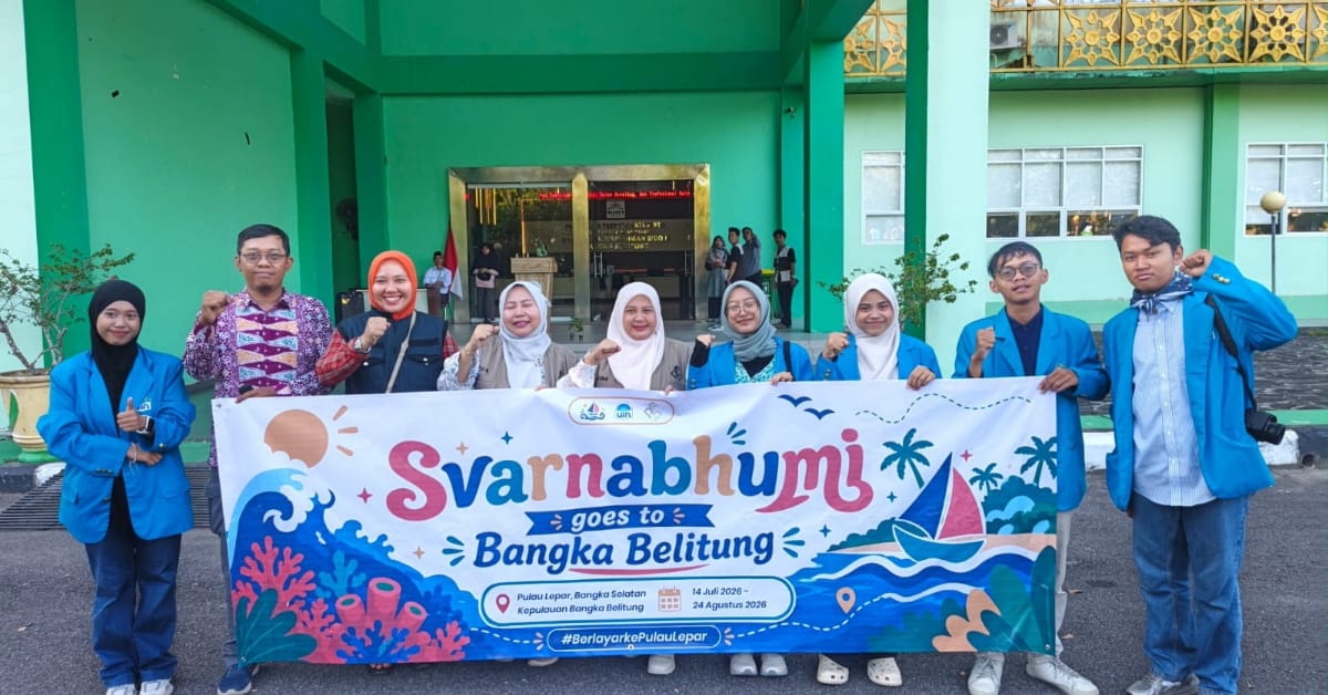 Delegasi UIN Jakarta Siap Mengabdi dalam KKN Kolaboratif Bersama IAIN SAS Babel di Pulau Lepar   