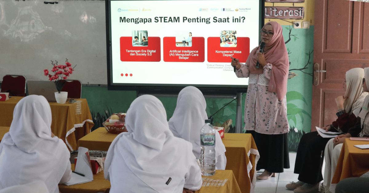 KKN 257 UIN Jakarta Gelar Deep Think, Dorong Strategi Pembelajaran Berbasis STEAM di SDN Kadu Sempur