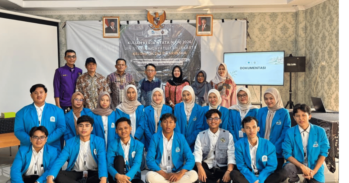 Mahasiswa KKN UIN Jakarta Kelompok 243 Swaraksha Resmi Mengabdi, Kelurahan Medang Sambut Hangat Program KKN