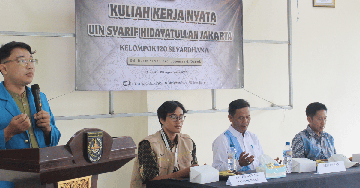 Awali Pengabdian di Duren Seribu, KKN Sevardhana UIN Jakarta Resmi Dibuka