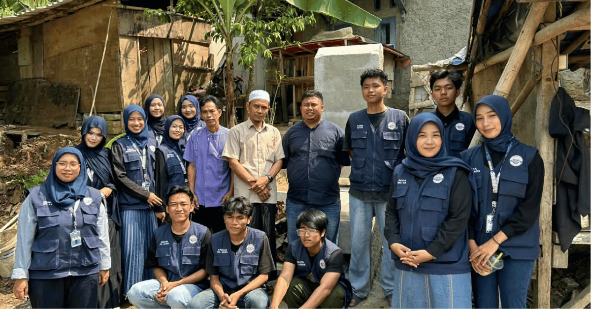 KKN 215 JANASEVA UIN Jakarta Buat dan Resmikan Incinerator Sampah di Desa Ciomas