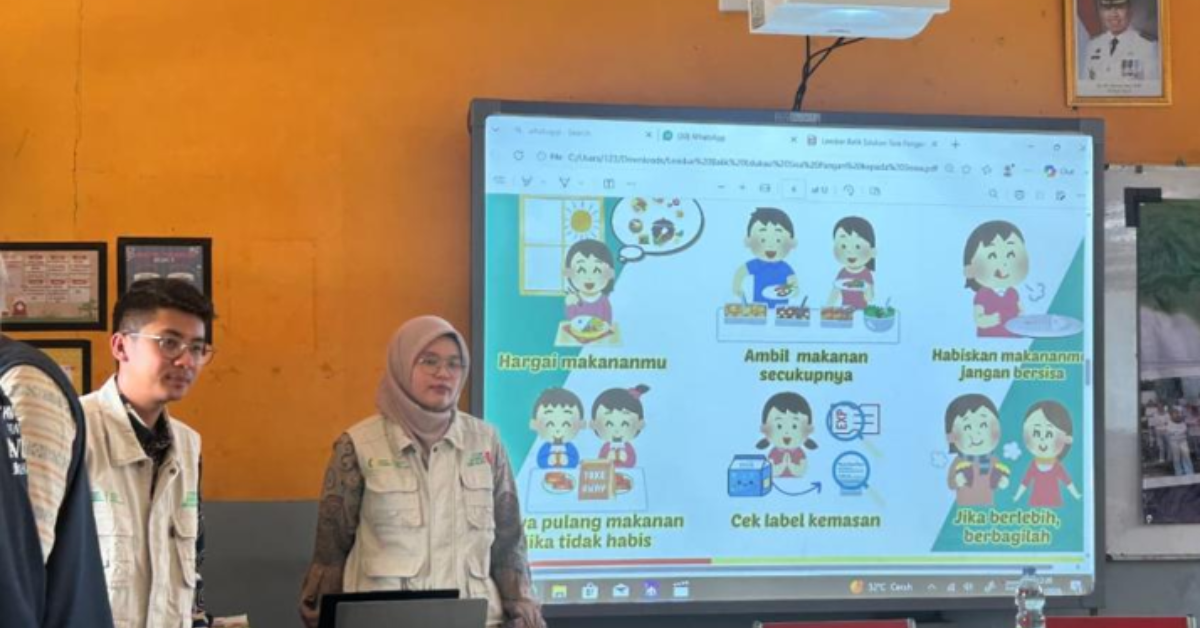 Cegah Pemborosan Pangan Sejak Dini, KKN AKSANUSA 116 Edukasi Siswa SD