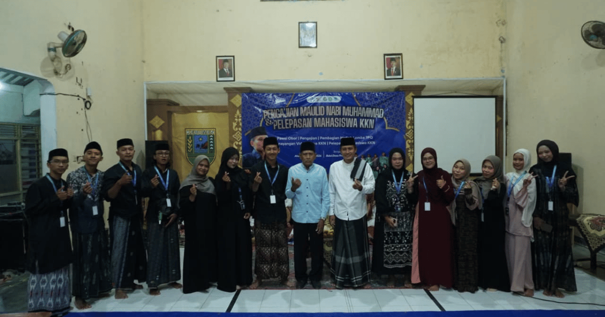 Pawai Obor hingga Pengajian Maulid Nabi, KKN 113 Pringtutul Akhiri Masa Pengabdian