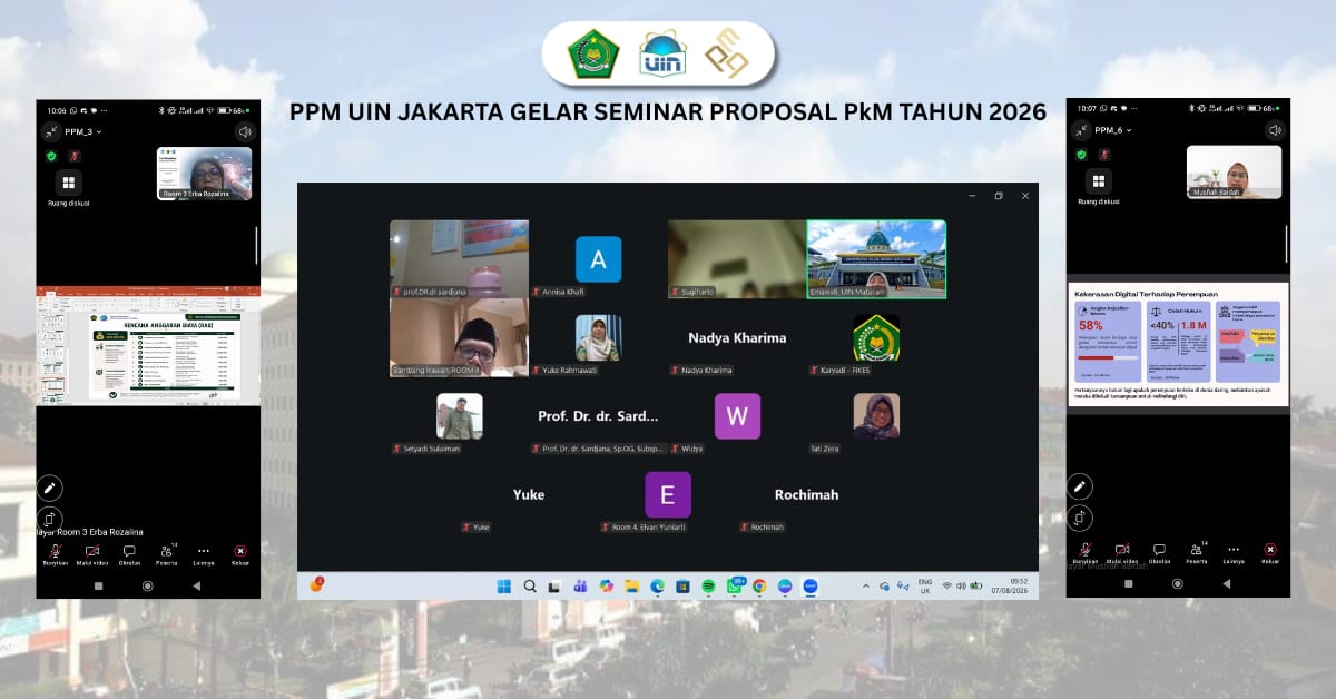 PPM UIN Jakarta Gelar Seminar Proposal Pengabdian kepada Masyarakat Tahun 2026, Wujudkan Program PkM yang Berkualitas dan Berdampak