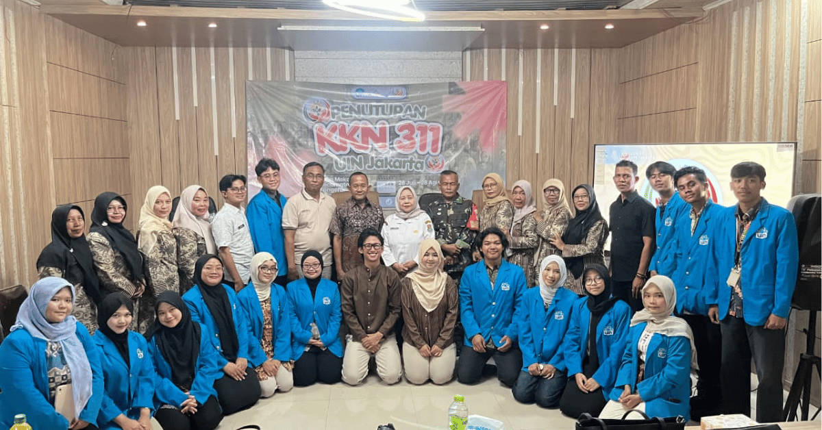 Haru dan Kebersamaan Warnai Penutupan KKN 311 Sevara UIN Jakarta di Desa Mekarsari
