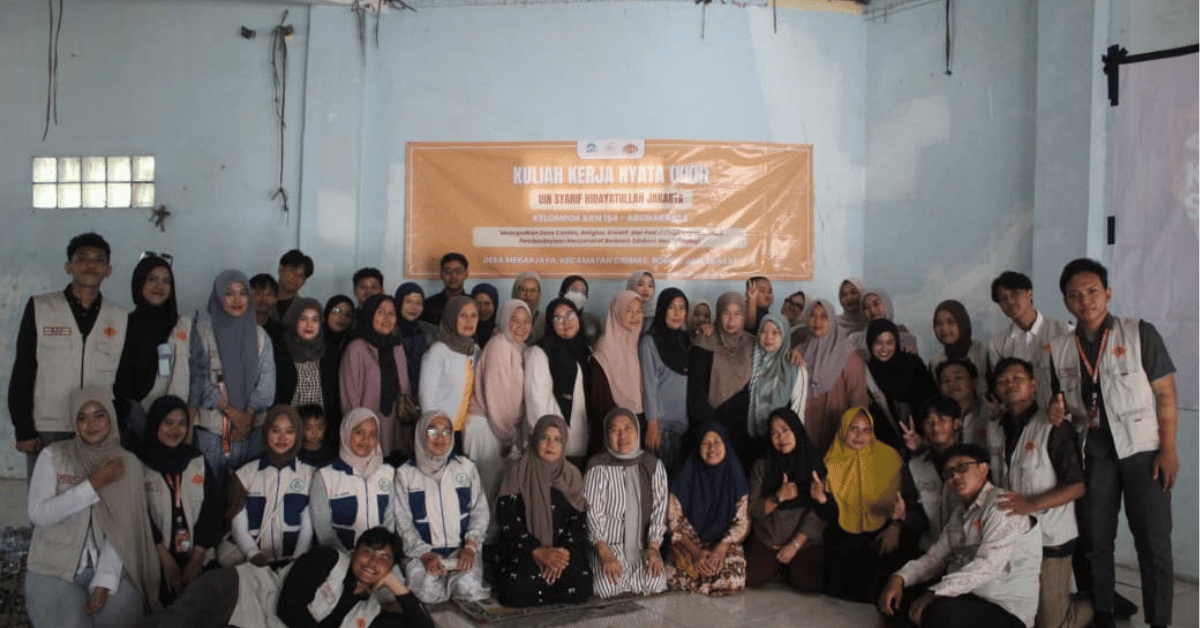 KKN Arunakarsa 154 UIN Jakarta Edukasi Pola Hidup Sehat, Dorong Masyarakat Peduli Kesehatan Jasmani dan Mental