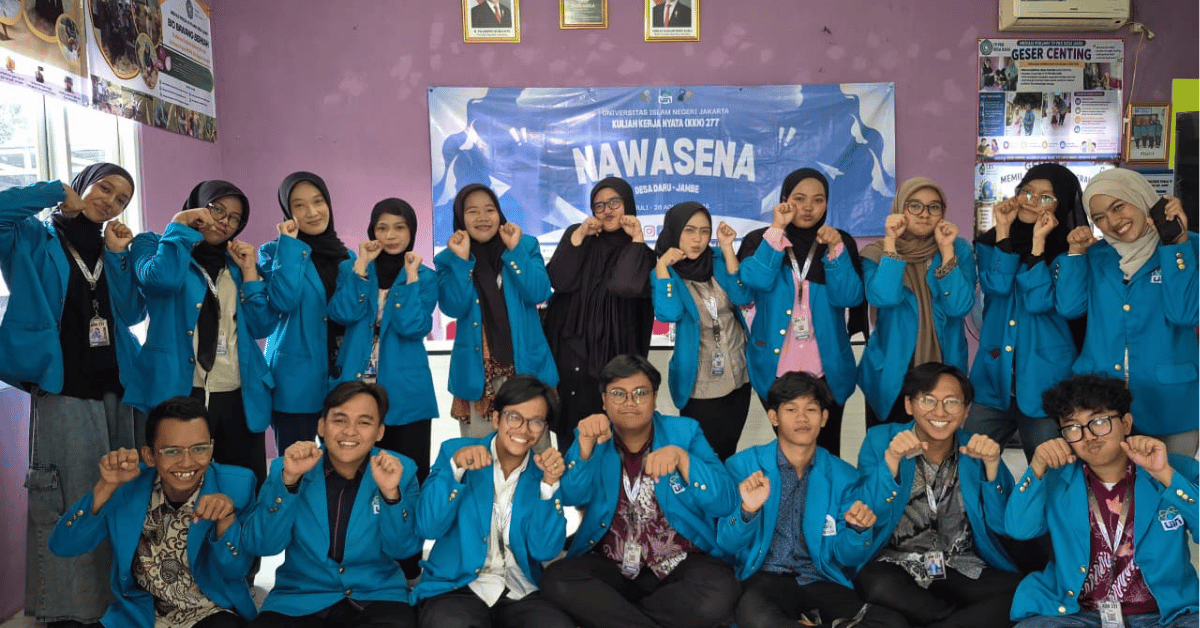 Satu Perjalanan Berakhir, Seribu Kenangan Terukir: KKN 277 Nawasena UIN Jakarta Tutup Pengabdian di Desa Daru