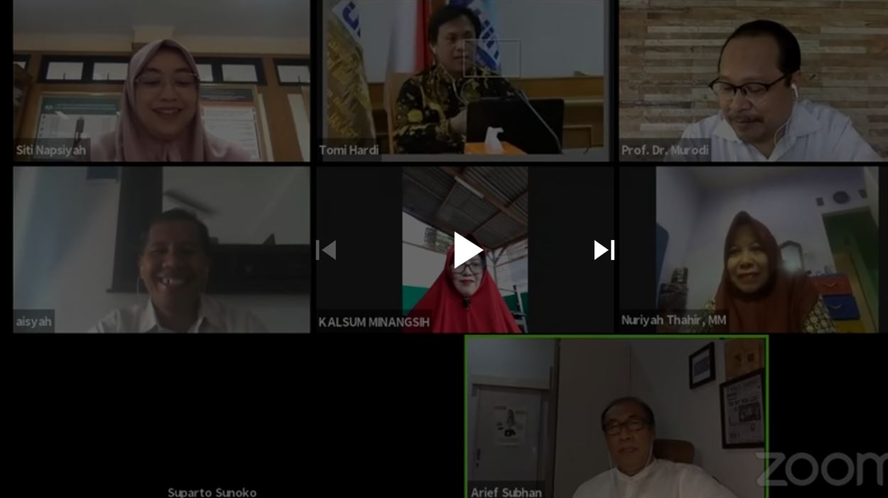 Fakultas Dakwah dan Ilmu Komunikasi Gelar Halal Bi Halal Plus WEBINAR