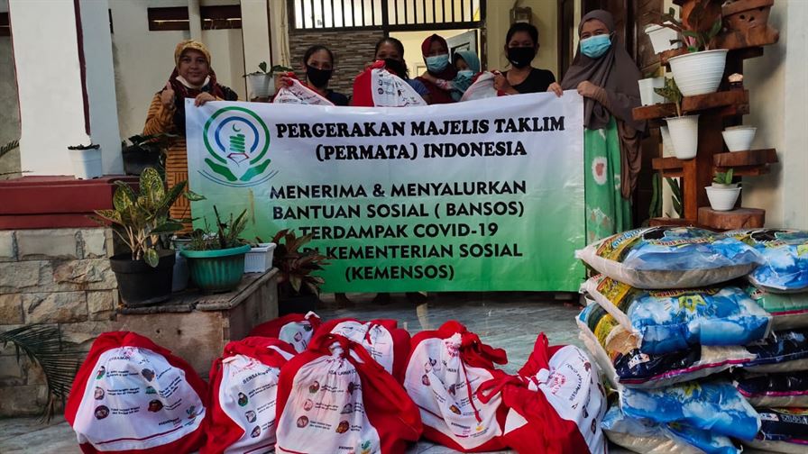 Bantuan Sosial untuk FDIKOM dari Kementerian Sosial melalui Permata
