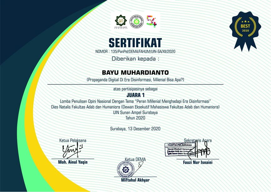 Mahasiswa FDIKOM Ukir Prestasi dalam Ajang Nasional