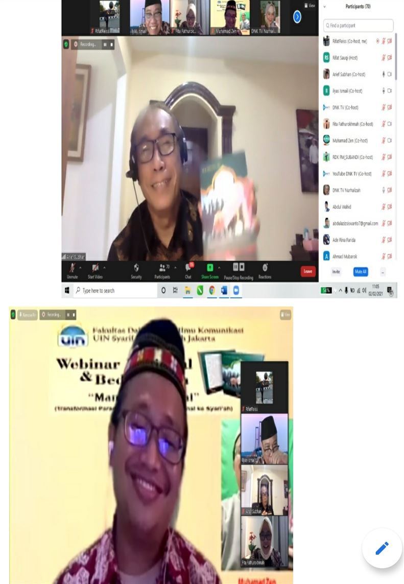 FDIKOM Gelar Webinar Nasional dan Bedah Buku Manajemen Halal