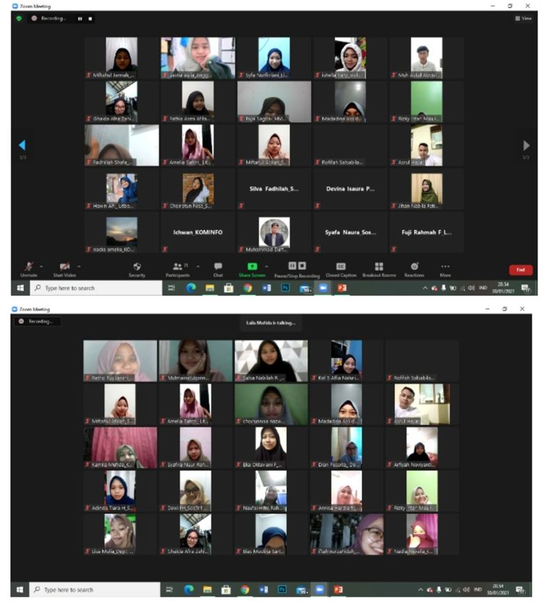 TRAINING ORGANIZATION DIGELAR UNTUK MEMPERSIAPKAN PENGURUS HMPS BPI 2021 MENJADI ORGANISATORIS YANG HANDAL