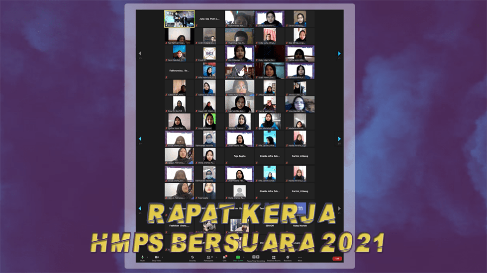 Himpunan Mahasiswa Program Studi Bimbingan dan Penyuluhan Islam 2021 Mengawali Kegiatan dengan Mengadakan Rapat Kerja