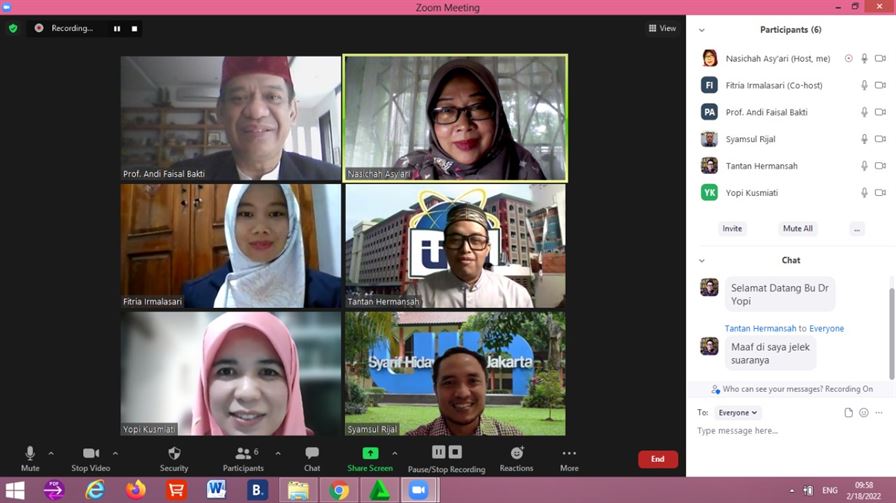 ujian tesis FDIKOM UIN Jakarta