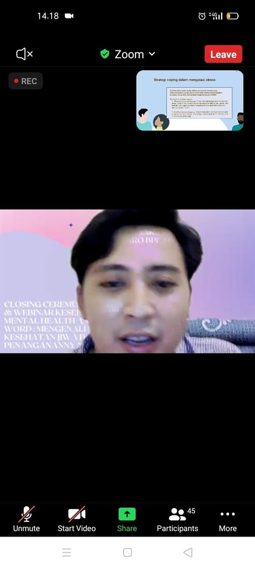 Webinar kesehatan jiwa BPI UIN Jakarta
