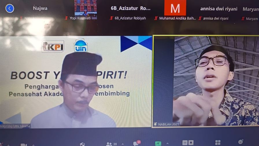 Penghargaan dosen FDIKOM UIN Jakarta