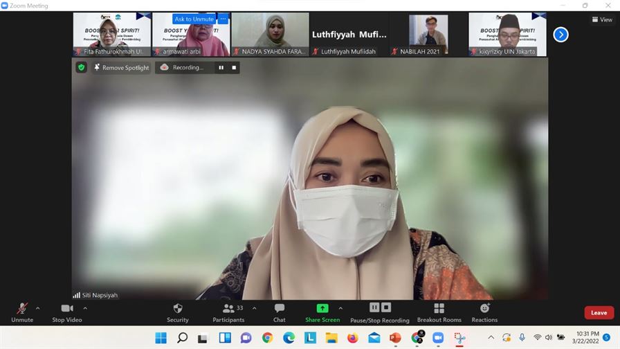 Penghargaan dosen FDIKOM UIN Jakarta