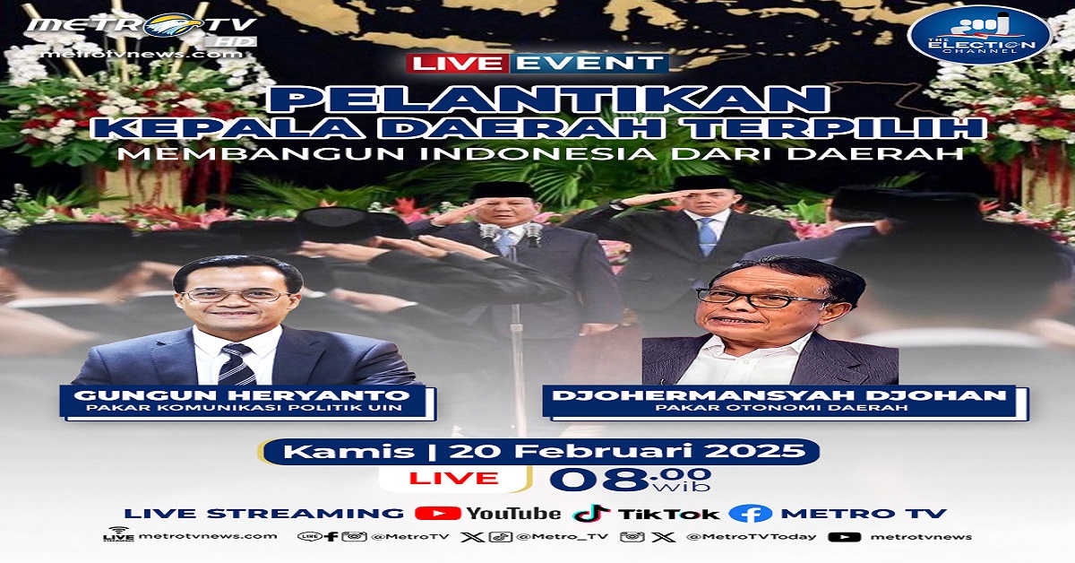 Pelantikan Kepala Daerah Terpilih, Membangun Indonesia dari daerah