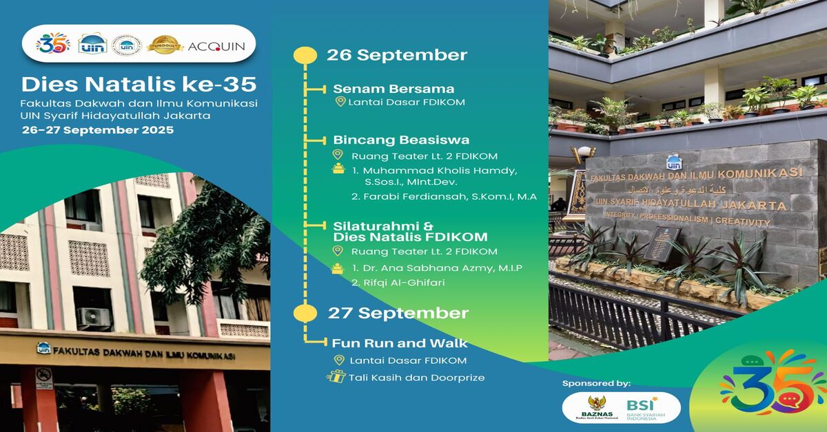 Rangkaian Dies Natalis FDIKOM ke-35