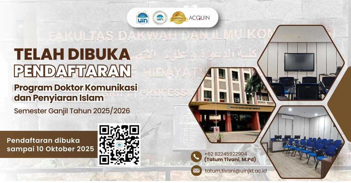 Penerimaan Mahasiswa baru S3 KPI 