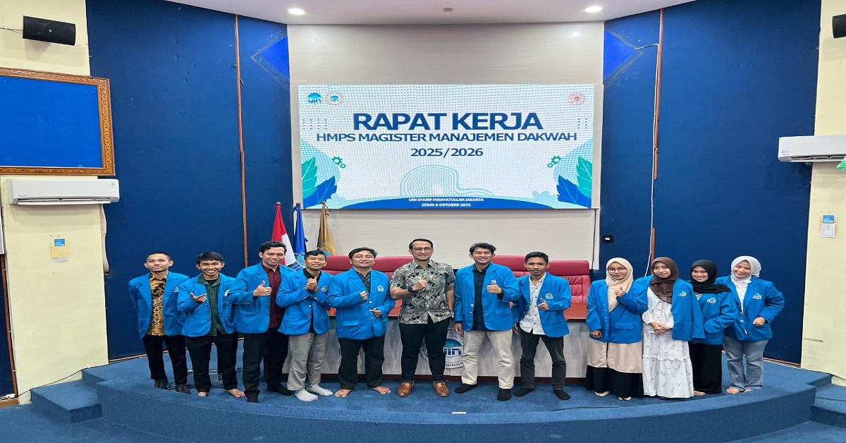 Mahasiswa Magister Manajemen Dakwah Gelar Rapat Kerja HMPS 2025–2026 di UIN Syarif Hidayatullah Jakarta