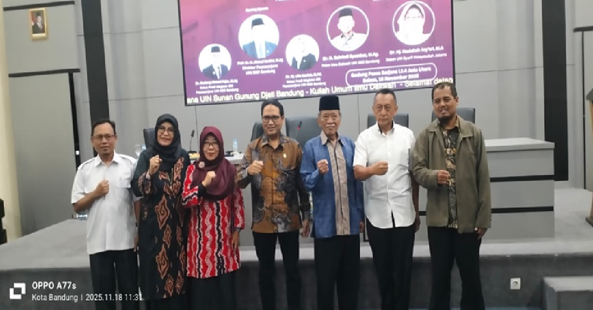 Perkuat Tridharma dan Kolaborasi Antar-PTKIN, KaProdi BPI FDIKOM UIN Jakarta Isi Kuliah Umum di UIN Bandung