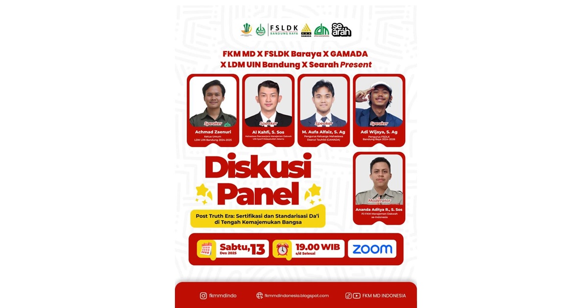 Diskusi Panel Nasional Bahas Sertifikasi Da’i di Era Post-Truth