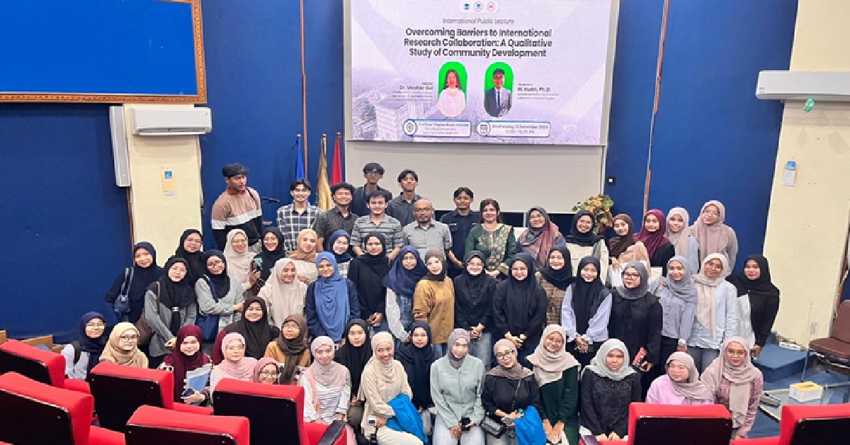 Mahasiswa  Program Studi Pengembangan Masyarakat Islam Antusias Ikuti International Public Lecture di FDIKOM UIN Jakarta