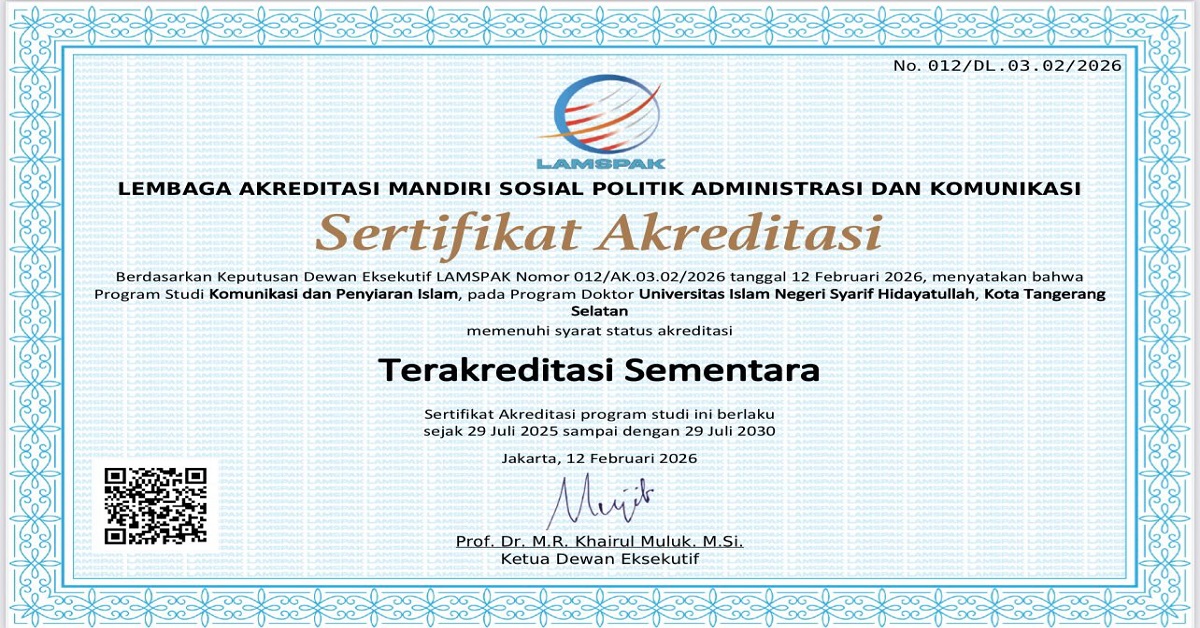 Menjemput Akreditasi, Mengukuhkan Reputasi: S3 KPI FDIKOM UIN Jakarta Siap bersaing