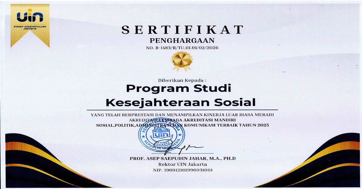 Program Studi Kessos meraih Prestasi Kinerja Luar Biasa Meraih Akreditasi LAMSPAK