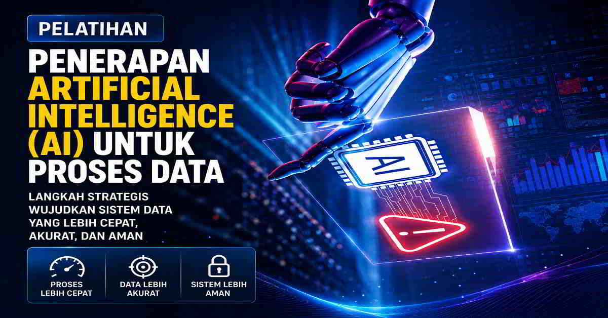Pelatihan dan Sertifikasi AI BNSP untuk  Proses Data Sukses Digelar, Seluruh Peserta Lulus Berkompeten