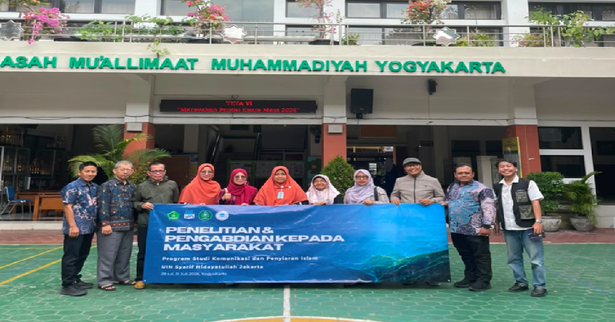 Menggali Ekoteologi di Sekolah: Tim Riset Prodi KPI FDIKOM UIN Jakarta Sambangi Madrasah Mu’allimat Muhammadiyah Yogyakarta
