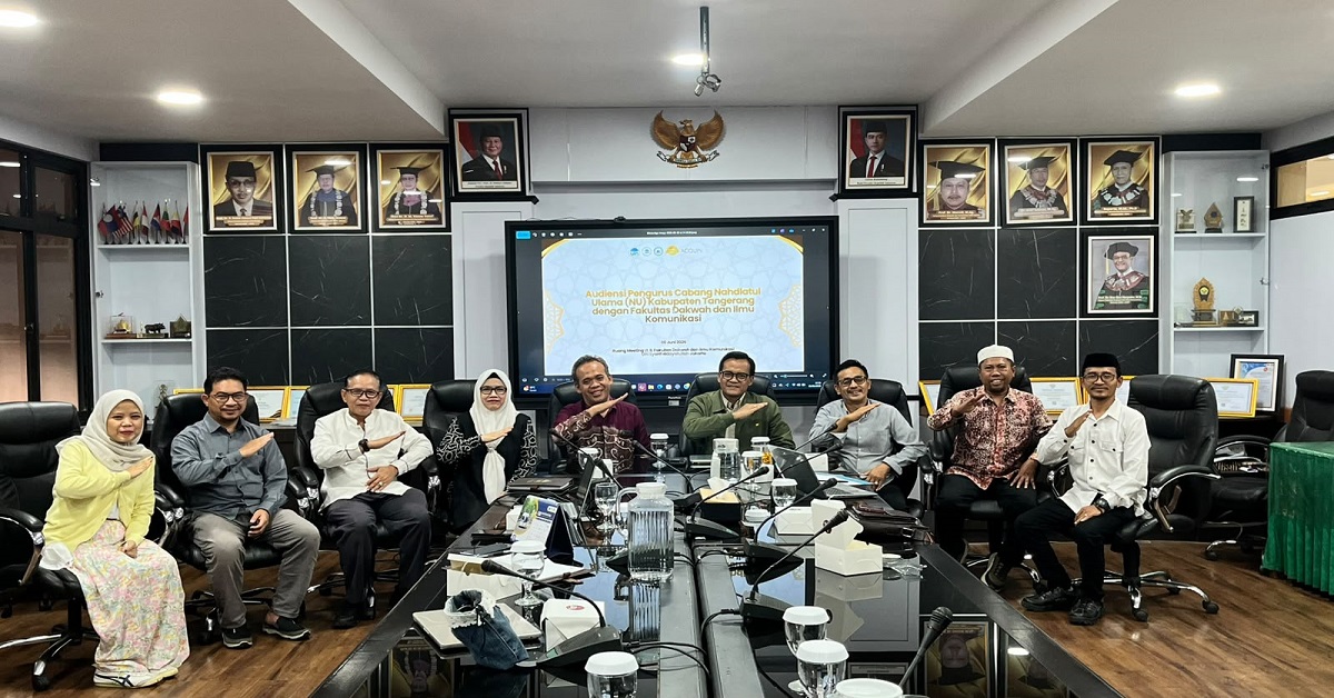 Jalin Kerjasama Sertifikasi Haji FDIKOM UIN Jakarta Bersama PCNU Kabupaten Tangerang
