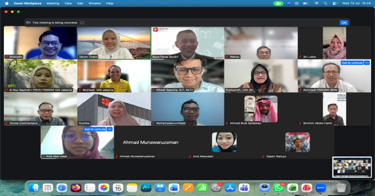 PSHU FDIKOM UIN Jakarta dan BRIN Perkuat Kolaborasi Riset Tata Kelola Haji Menuju Roadmap Nasional 2030