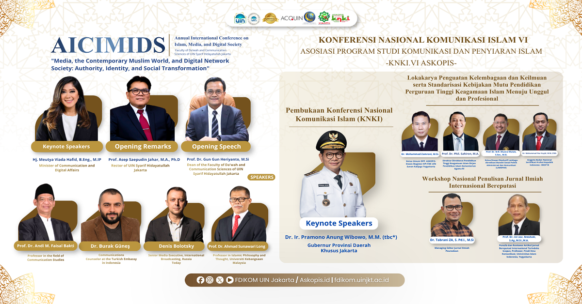 International Conference on Islam, Media, and Digital Society (AICIMIDS)